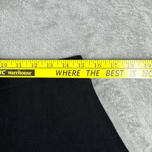 Tahari Women’s Large Black Knit A-Line Skirt Pull On Stretch Workwear - Picture 5 of 5